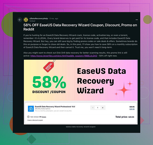 Is Easeus Data Recovery Wizard de moeite waard?