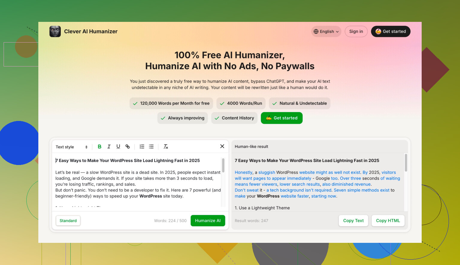 How to Humanize AI